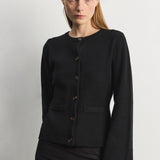 TYLER BLACK KNIT CARDIGAN