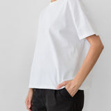 LANIE WHITE COTTON TEE