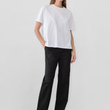 LANIE WHITE COTTON TEE