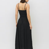 HUDSON BLACK MIDI DRESS