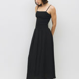 HUDSON BLACK MIDI DRESS