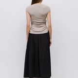 KIANNA BLACK MIDI SKIRT