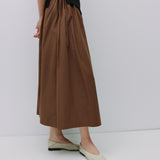 KIANNA MOCHA MIDI SKIRT