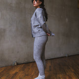 MABLE GREY KNIT LOUNGE SET