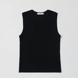 THEO OFF BLACK KNIT TANK