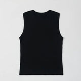 THEO OFF BLACK KNIT TANK