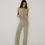 ONA TAUPE KNIT PANTS