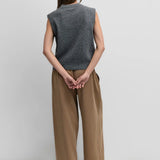 LIZA CHARCOAL KNIT VEST